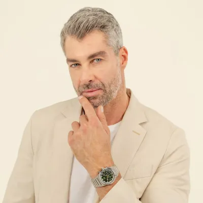 Boss Candor Green Dial Men's Watch